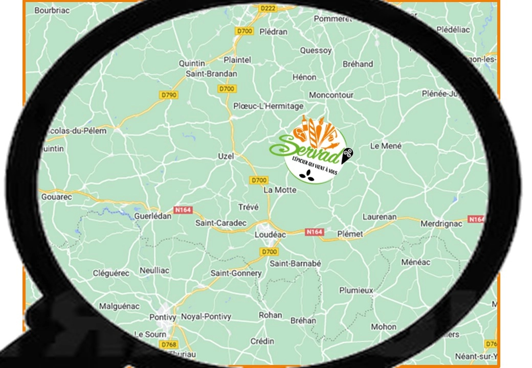 SERVAD : épicerie à domicile à Plouguenast près de Saint-Caradec & Loudéac